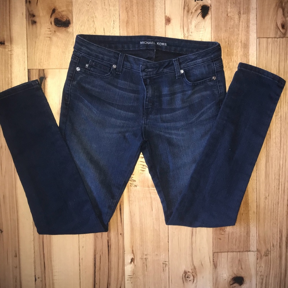 Michael Kors deep blue jeans. NWOT.